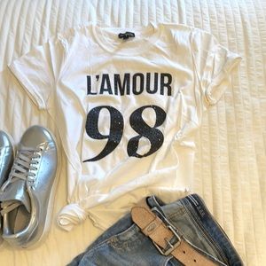 Sparkly L’Amour Top Shop Tee!